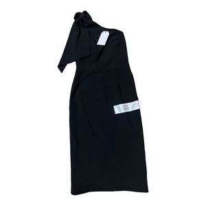 Dress The Population Tiffany One Shoulder Midi NWT Medium